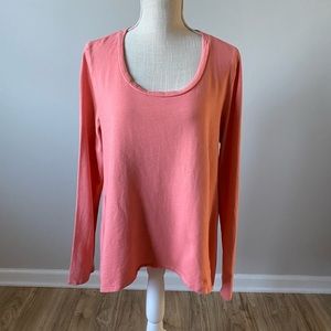Anthropologie Mixmade Sweatshirt Top Pink